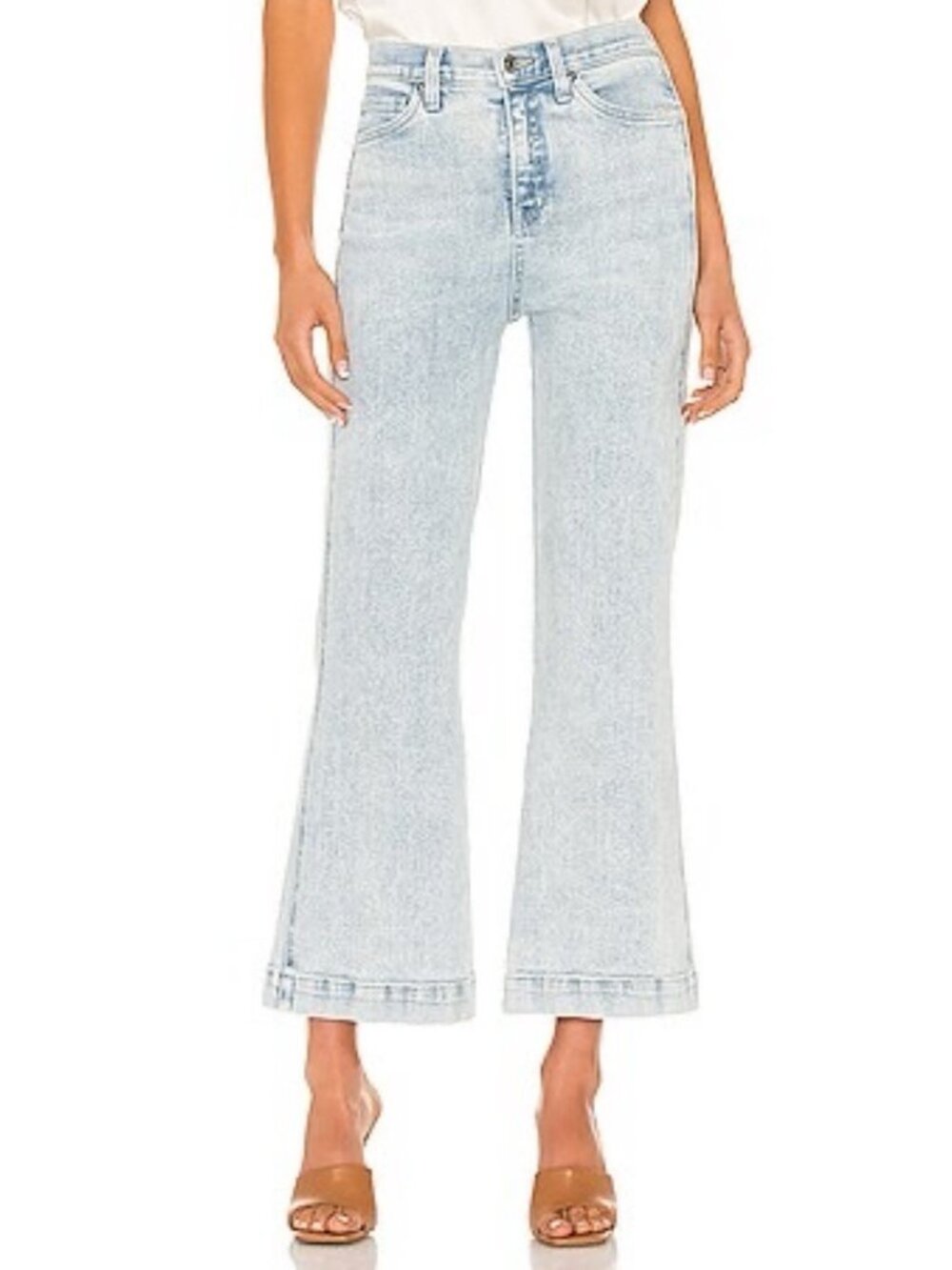 $195 Veronica Beard Designer CARSON High Rise Ankle Flare Jeans Designer 26 2